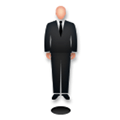 Man in Suit Levitating Emoji, LG style