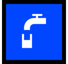 Potable Water Emoji, Microsoft style