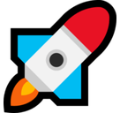 Rocket Emoji, Microsoft style