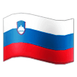 Flag: Slovenia Emoji, Samsung style
