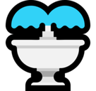 Fountain Emoji, Microsoft style