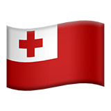 Flag: Tonga Emoji, Apple style