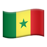 Flag: Senegal Emoji, Apple style