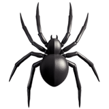 Spider Emoji, Apple style