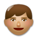 Man Emoji with Medium Skin Tone, LG style