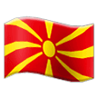 Flag: Macedonia Emoji, Samsung style