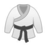 Martial Arts Uniform Emoji, Google style