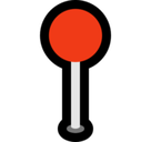 Round Pushpin Emoji, Microsoft style