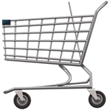 Shopping Cart Emoji, Apple style