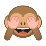 See-No-Evil Monkey Emoji, Google style