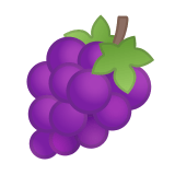 Grapes Emoji, Google style