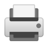 Printer Emoji, Google style