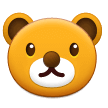 Bear Face Emoji, Samsung style