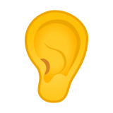 Ear Emoji, Google style