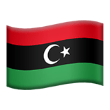 Flag: Libya Emoji, Apple style