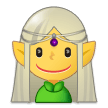 Woman Elf Emoji, Samsung style