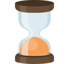 Hourglass Done Emoji, Facebook style