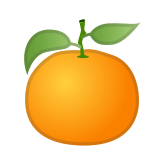Tangerine Emoji, Google style
