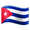 Flag: Cuba Emoji, Samsung style