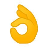 Ok Hand Emoji, Google style