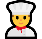 Man Cook Emoji, Microsoft style