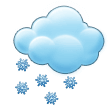 Cloud with Snow Emoji, Samsung style