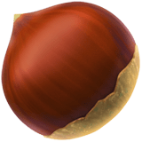 Chestnut Emoji, Apple style