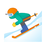Skier Emoji, Google style