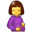 Pregnant Woman Emoji, Samsung style