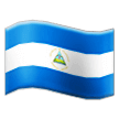 Flag: Nicaragua Emoji, Samsung style
