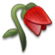 Wilted Flower Emoji, Samsung style