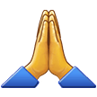 Folded Hands Emoji, Samsung style