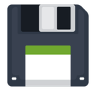 Floppy Disk Emoji, Facebook style