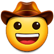 Cowboy Hat Face Emoji, Samsung style