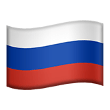 Flag: Russia Emoji, Apple style