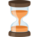 Hourglass Not Done Emoji, Facebook style