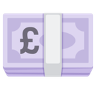 Pound Banknote Emoji, Facebook style