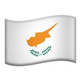 Flag: Cyprus Emoji, Apple style
