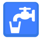 Potable Water Emoji, Facebook style