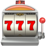 Slot Machine Emoji, Apple style