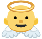 Baby Angel Emoji, Facebook style