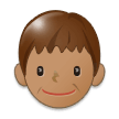 Person Emoji with Medium Skin Tone, Samsung style