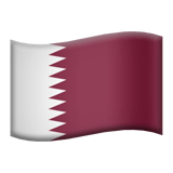 Flag: Qatar Emoji, Apple style