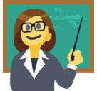 Woman Teacher Emoji, Facebook style