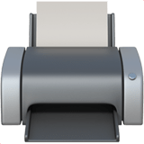 Printer Emoji, Apple style