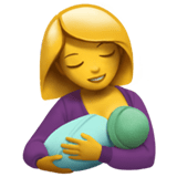Breast-Feeding Emoji, Apple style