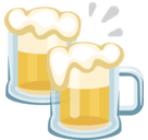 Clinking Beer Mugs Emoji, Facebook style