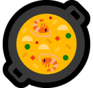 Shallow Pan of Food Emoji, Microsoft style