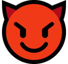 Devil Emoji, Microsoft style