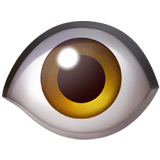 Eye Emoji, Apple style